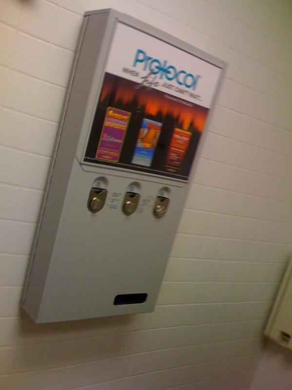 It's funny how you can still find these in bathrooms.