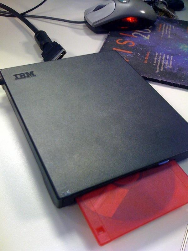 In my line of work data is essential, that's why I carry a external floppy drive with me everywhere I go!.. re-post