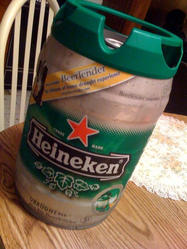 Mini Beer Keg. I take my medicine in large doses.