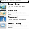 Very cool, Just realized Godaddy had a IPhone APP.